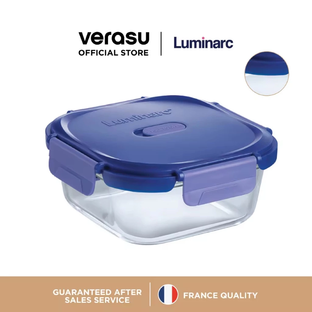 LUMINARC กล่องแก้วถนอมอาหาร จัตุรัส 800 มล. Putina ARC-X1238