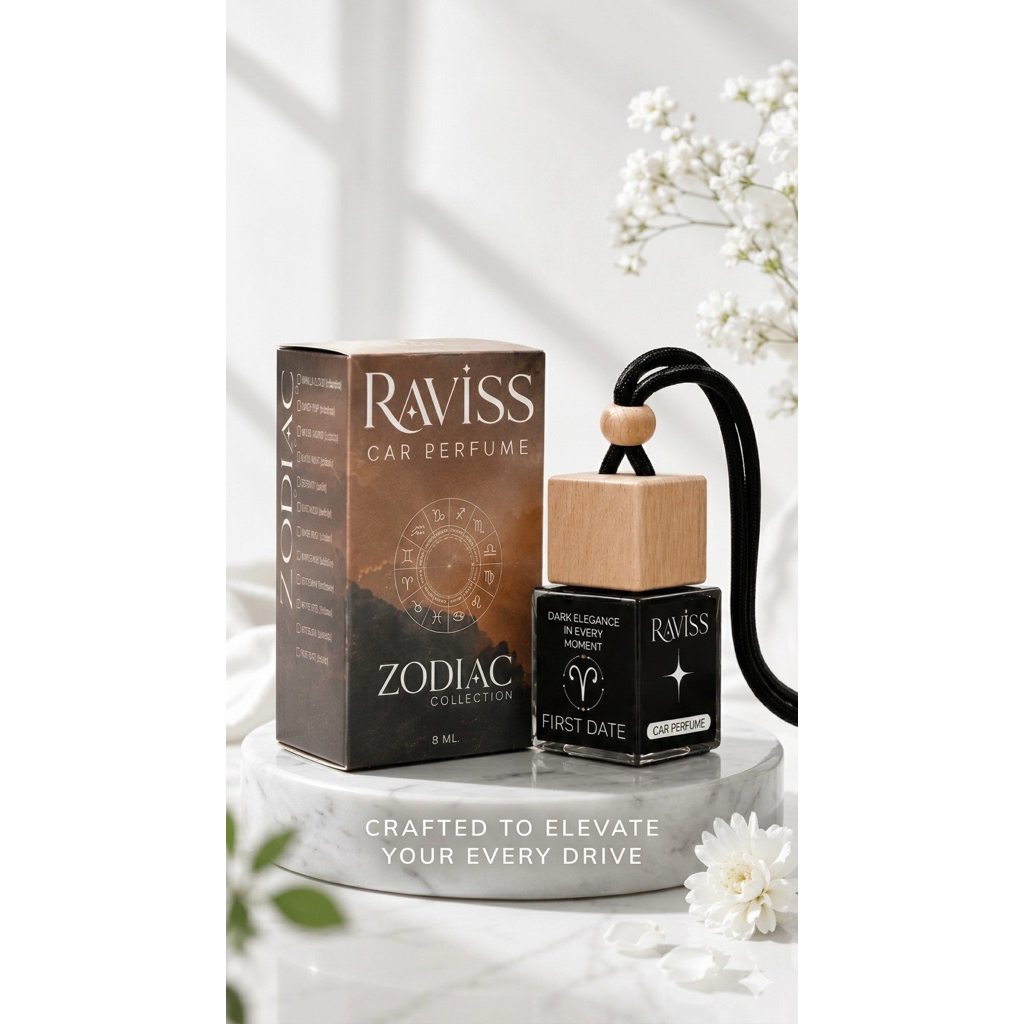 RAVISS Car Perfume 8 ml. (Zodiac Collection) น้ำหอมแขวนรถ Luxury Scent กลิ่นหรู Luxury Inspired เหมา