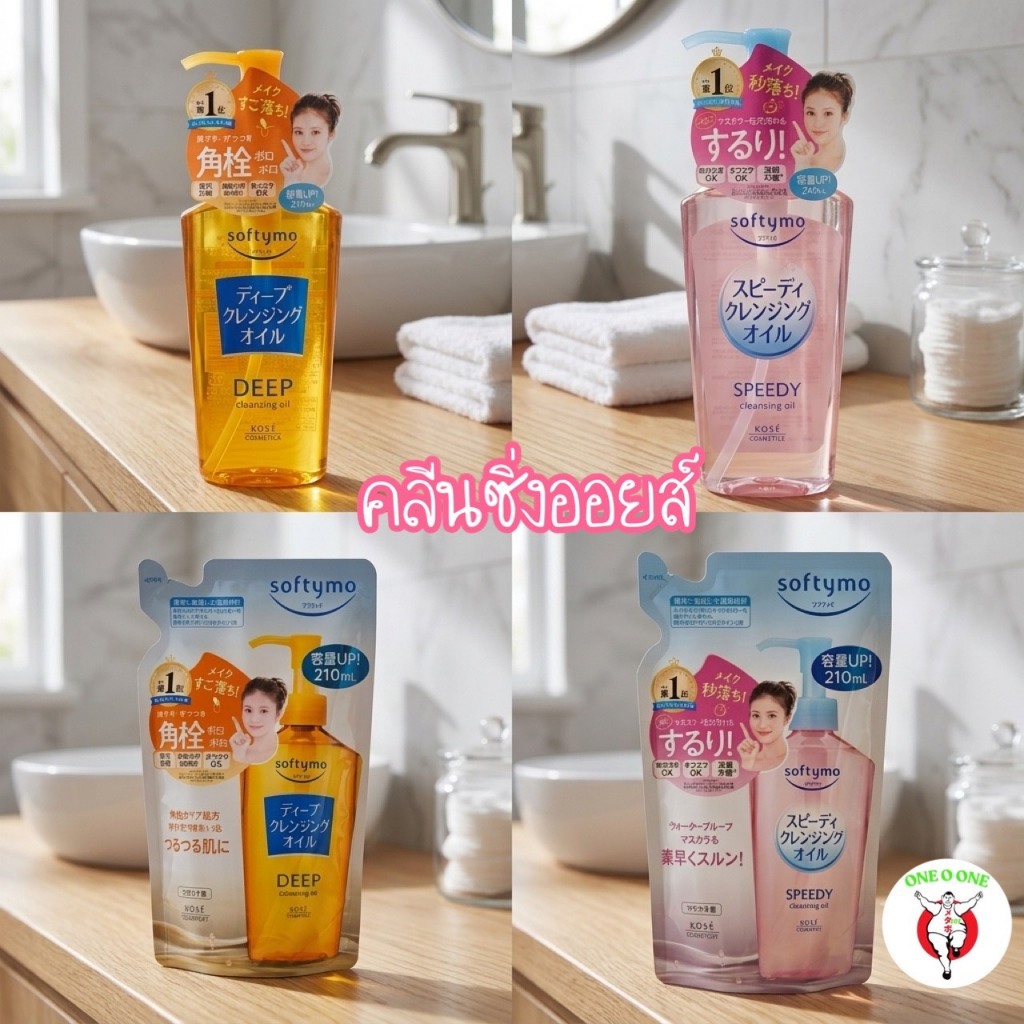 น้ำยาล้างเครื่องสำอาง Softymo Deep Cleansing Oil [คลีนเซอร์]