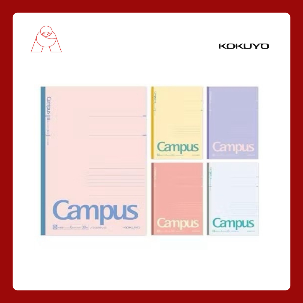 Kokuyo Campus Positive&Relax LM.Notebook B5คละสี