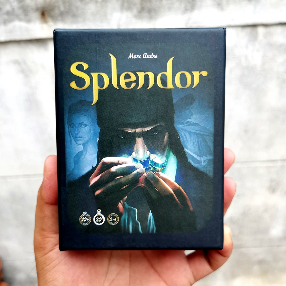 ส่งจากไทยแพ็กใส่ลัง เกมส์ค้าเพชร เหรียญกระดาษ เกมส์ Splendor ขนาดพกพา
