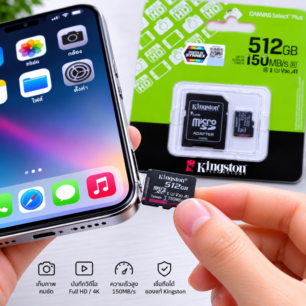 MicroSD Canvas Select Plus by Kingston  512GB 150MB