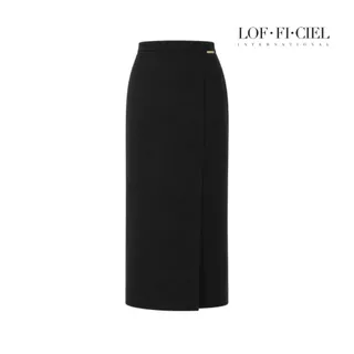 LOF-FI-CIEL กระโปรง กระโปรงยาว สีดำ Skirt Chitralada F9YZBL