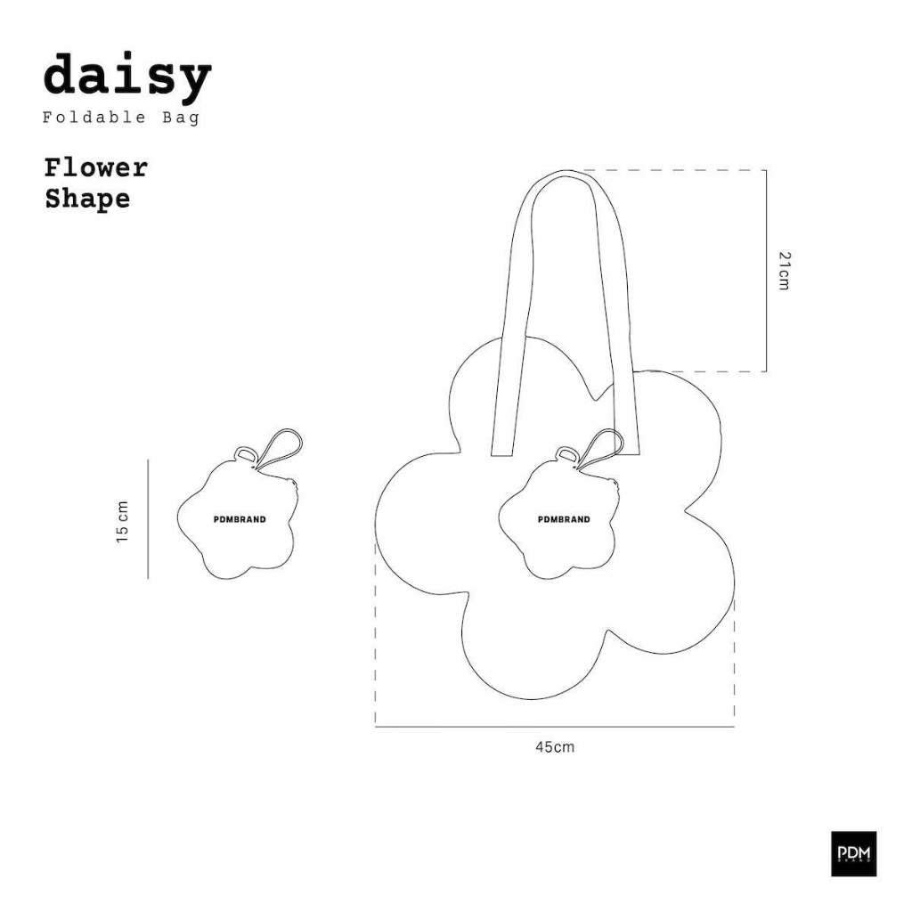 PDM حقيبة قماش Daisy قابلة للطي — صورة 7