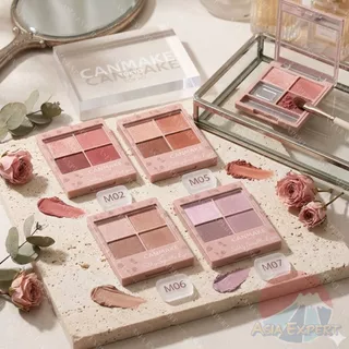CANMAKE Silky Souffle Eyes Shadow Matte Type 4สี อายแชโดว์เนื้อดิวอี้ซูเฟล่