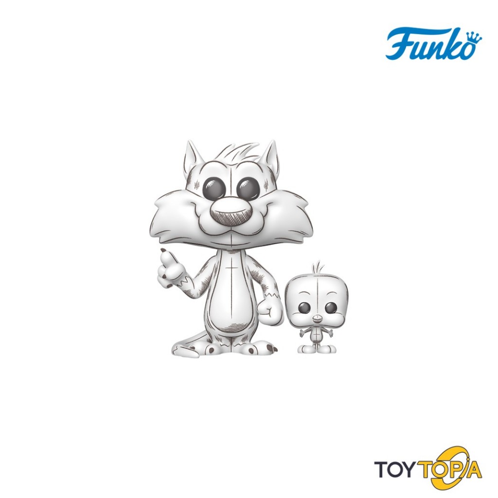 (86287) Sylvester & Tweety (Sketched Deco)(2013) POP!&Buddy: Looney Tunes by Funko