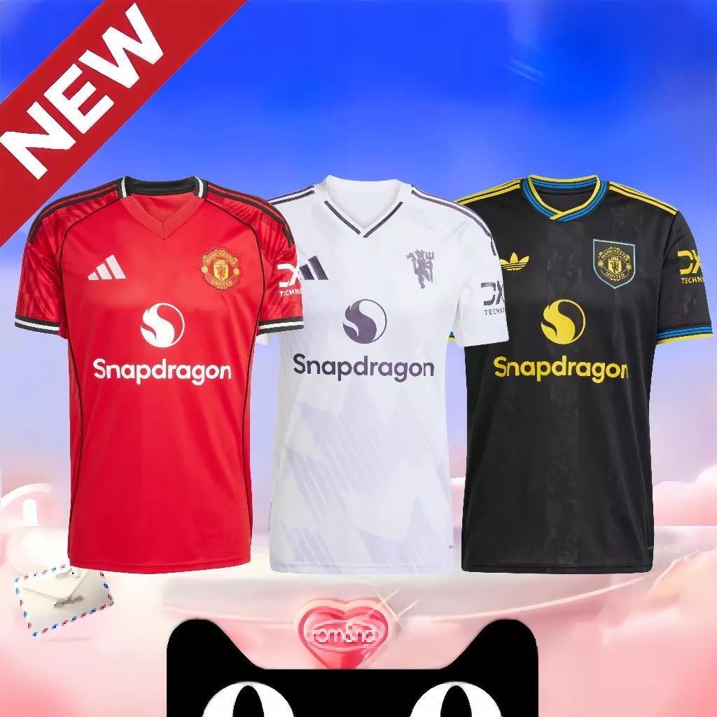 Adidas Manchester United 25/26 Authentic Jersey เสื้อฟุตบอล เสื้อผ้า เสื้อเจอร์ซีย์【เป็นของแท้ 100%】