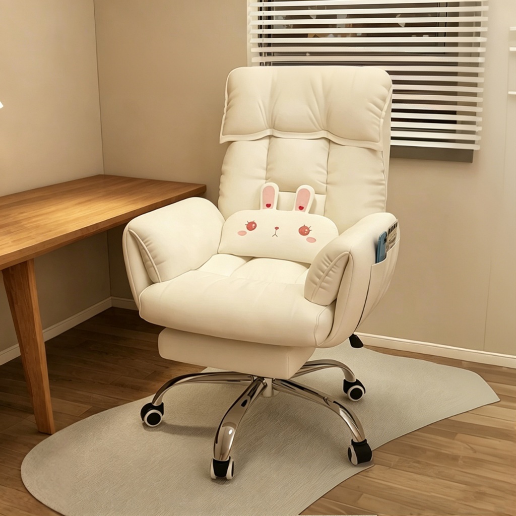 F&G เก้าอี้สำนักงาน Office Chair  เก้าอี้คอมพิวเตอร์ เบาะเอน 90-160 สามารถปรับความสูงได้ วัสดุผ้าเทคโนโลยีกันน้ำ กันน้ำ