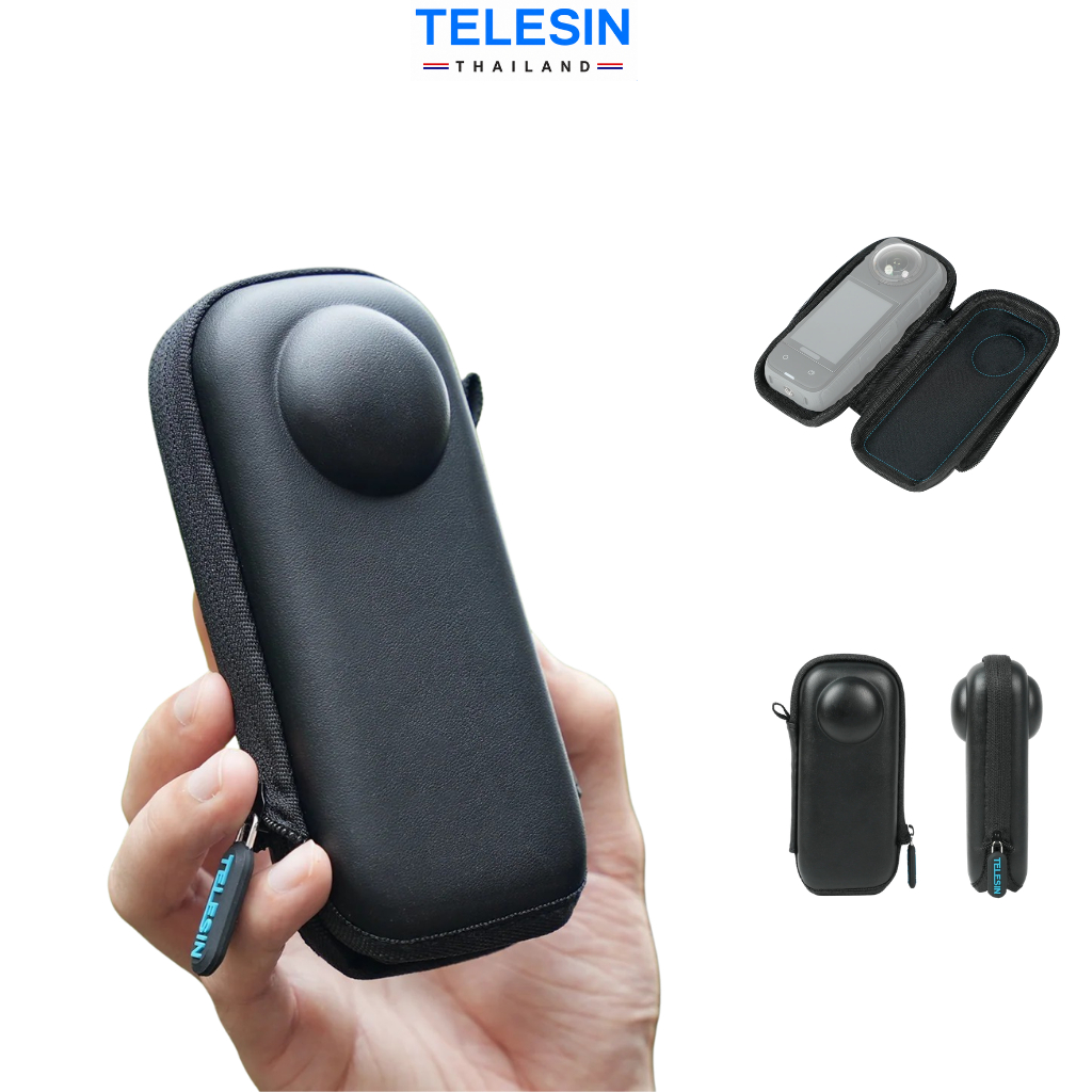 TELESIN Insta360 X5 / X4 Carrying Case กระเป๋าเก็บกล้องแบบเปิดด้านล่าง