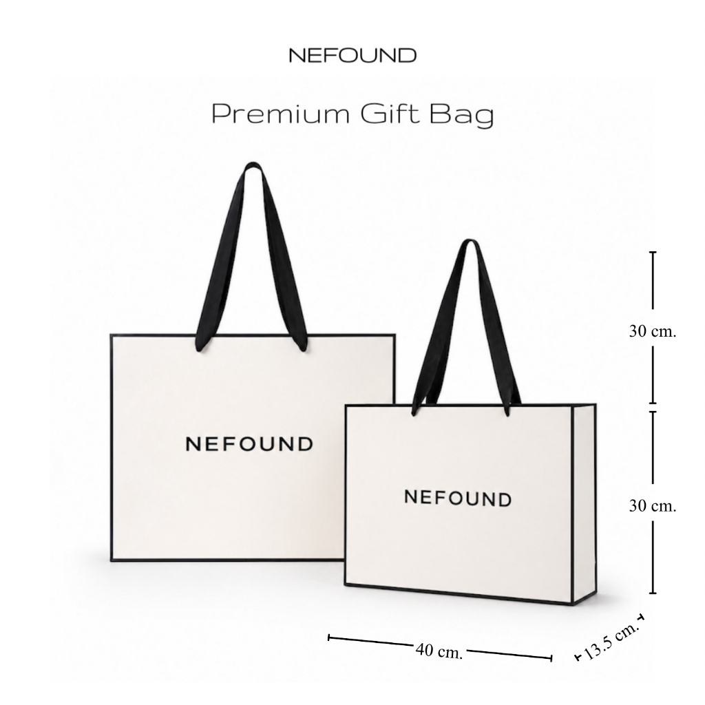 GB01 NEFOUND ถุงกระดาษ Premium Gift Bag กระดาษเคลือบอย่างดี