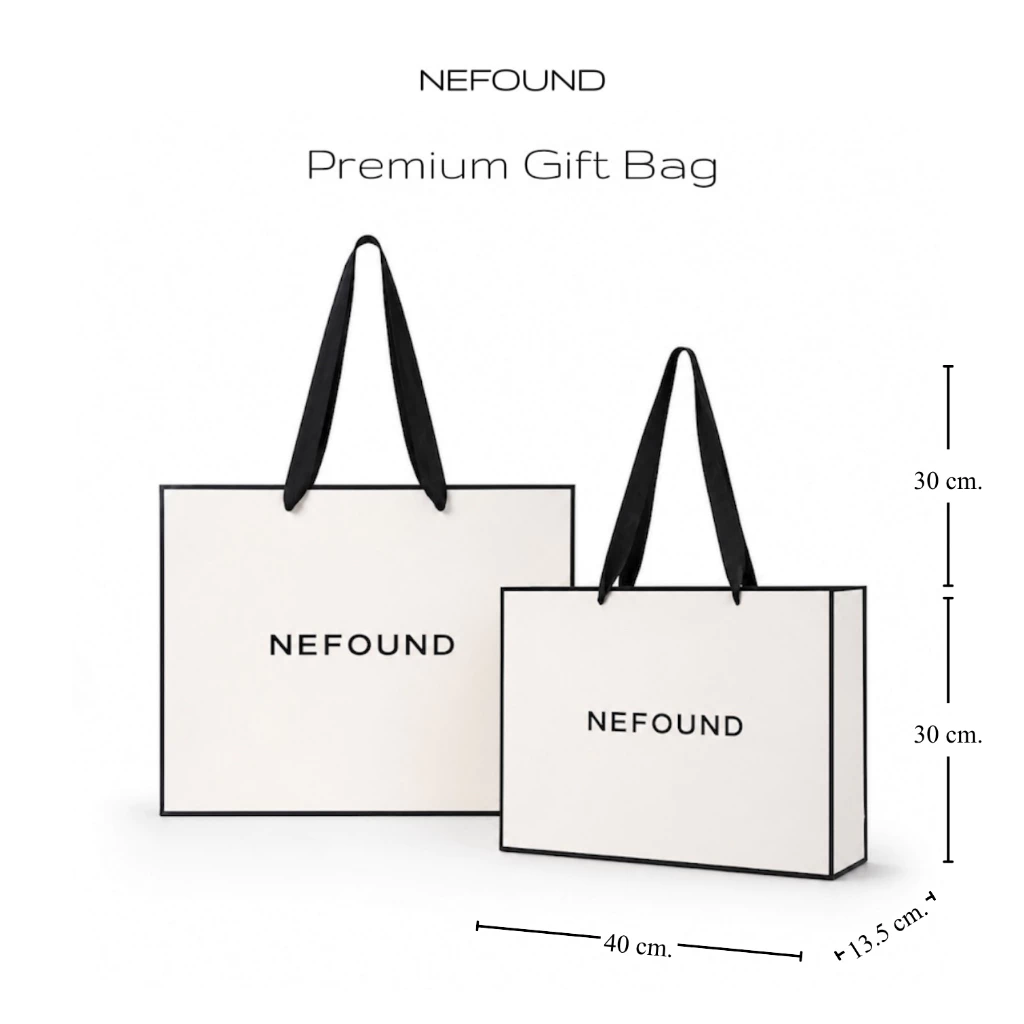 GB01 NEFOUND ถุงกระดาษ Premium Gift Bag กระดาษเคลือบอย่างดี