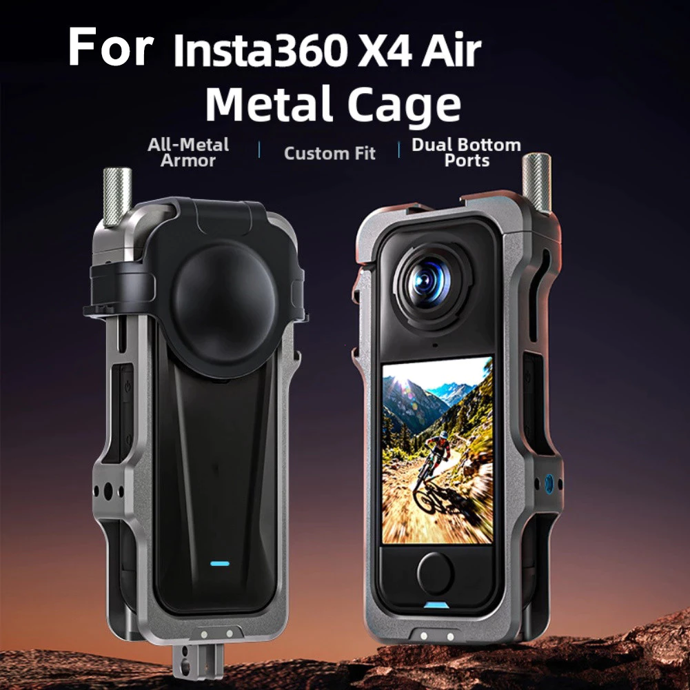 Insta360 X4 Air ฝาครอบป้องกันอลูมิเนียม | โครงสร้างป้องกันการกระแทก เสริมความแข็งแรง thumbnail 3