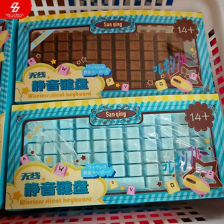 พร้อมส่ง🇹🇭(สินค้าไม่มีกล่อง)สกุชชี่คีย์บอร์ด Sanqing Keyboard Squishy รูปแป้นพิมพ์ เนื้อนุ่มเนื้อสโลว์ สกุชชี่แท้