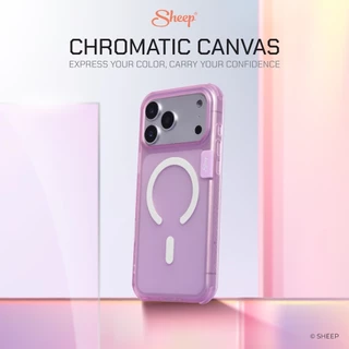 [Sheep Chromatic Canvas For iPhone&Samsung] เคสแมทสำหรับไอโฟน13/14/15/16/17Series และS25U S26U เคสชาร์จแม่เหล็กกันกระแทก