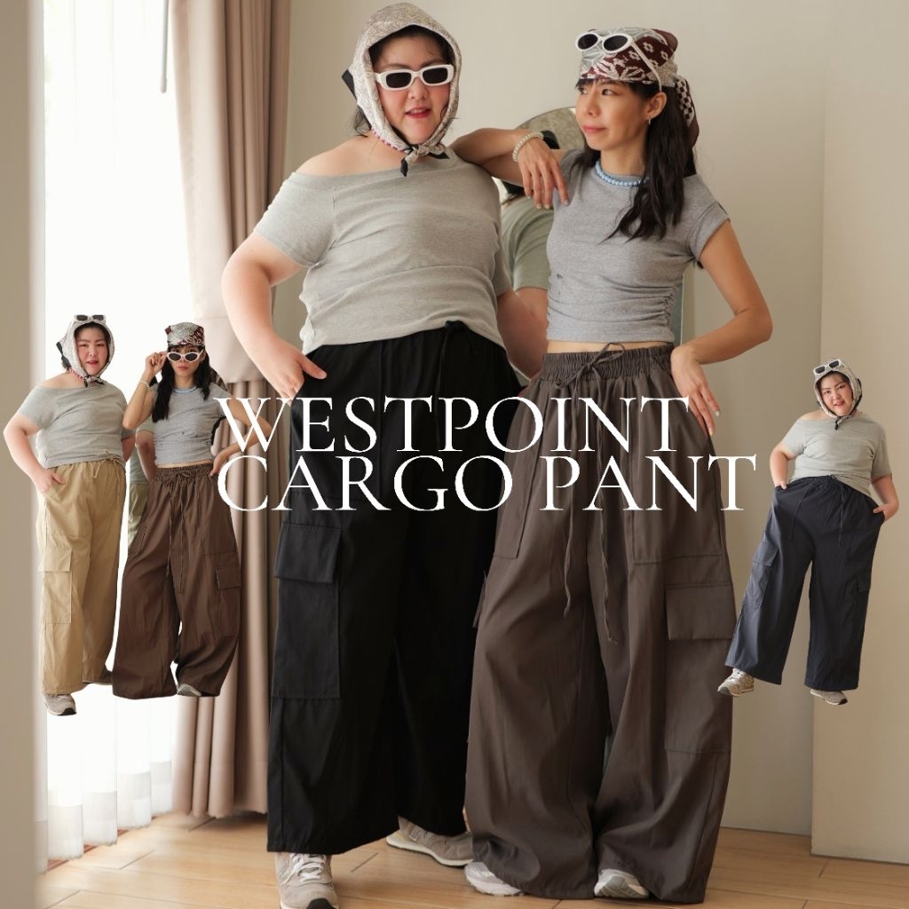 กางเกงขายาวCargo Westpoint สะโพก60นิ้ว เอวฟรีไซส์ถึง 52 นิ้ว