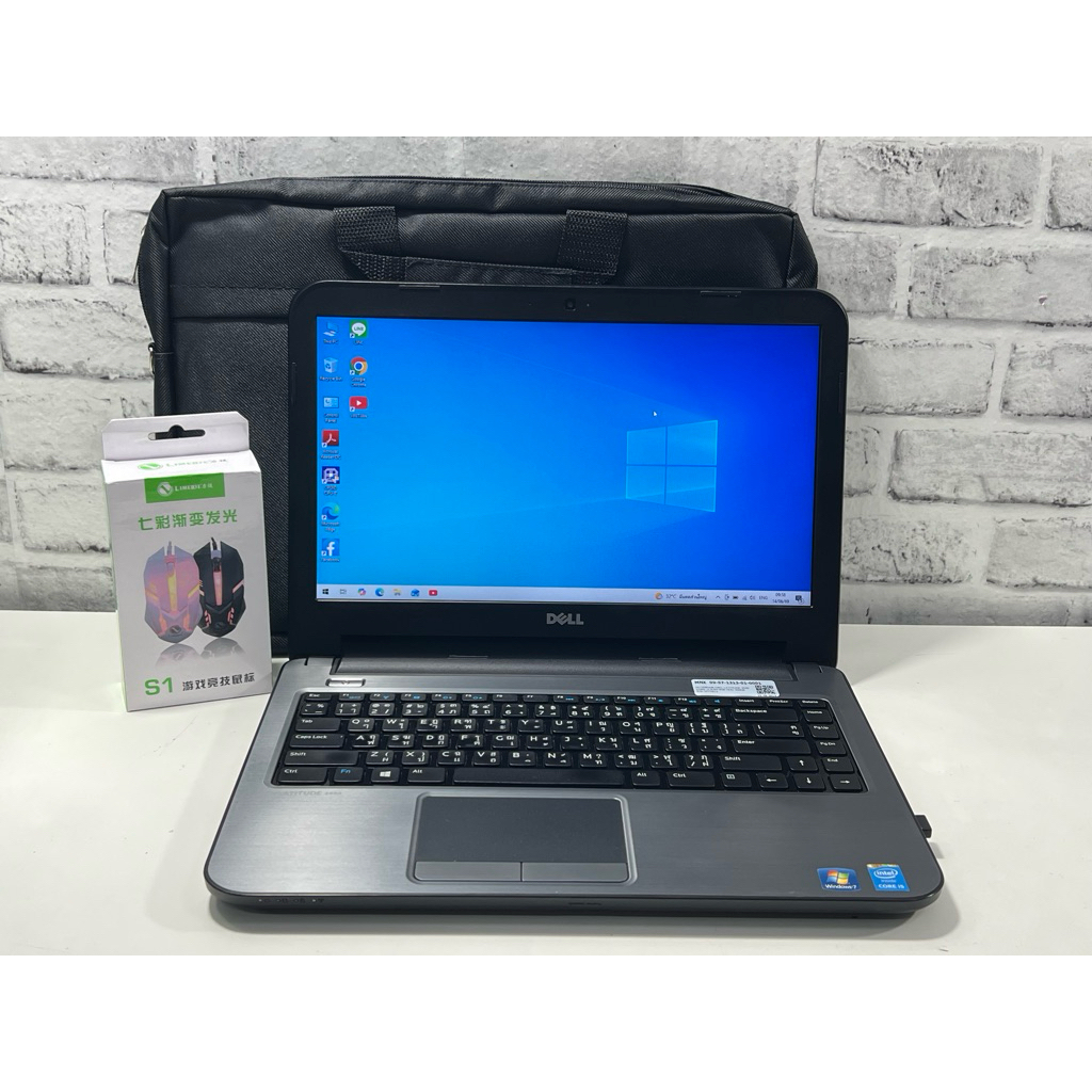 โน๊ตบุ๊คมือสอง Dell Latitude 3440 I5 Gen4 SSD 128gb+HHD 500gb แรม 8gb แบตเก็บไฟ สินค้ามีรับประกันจาก