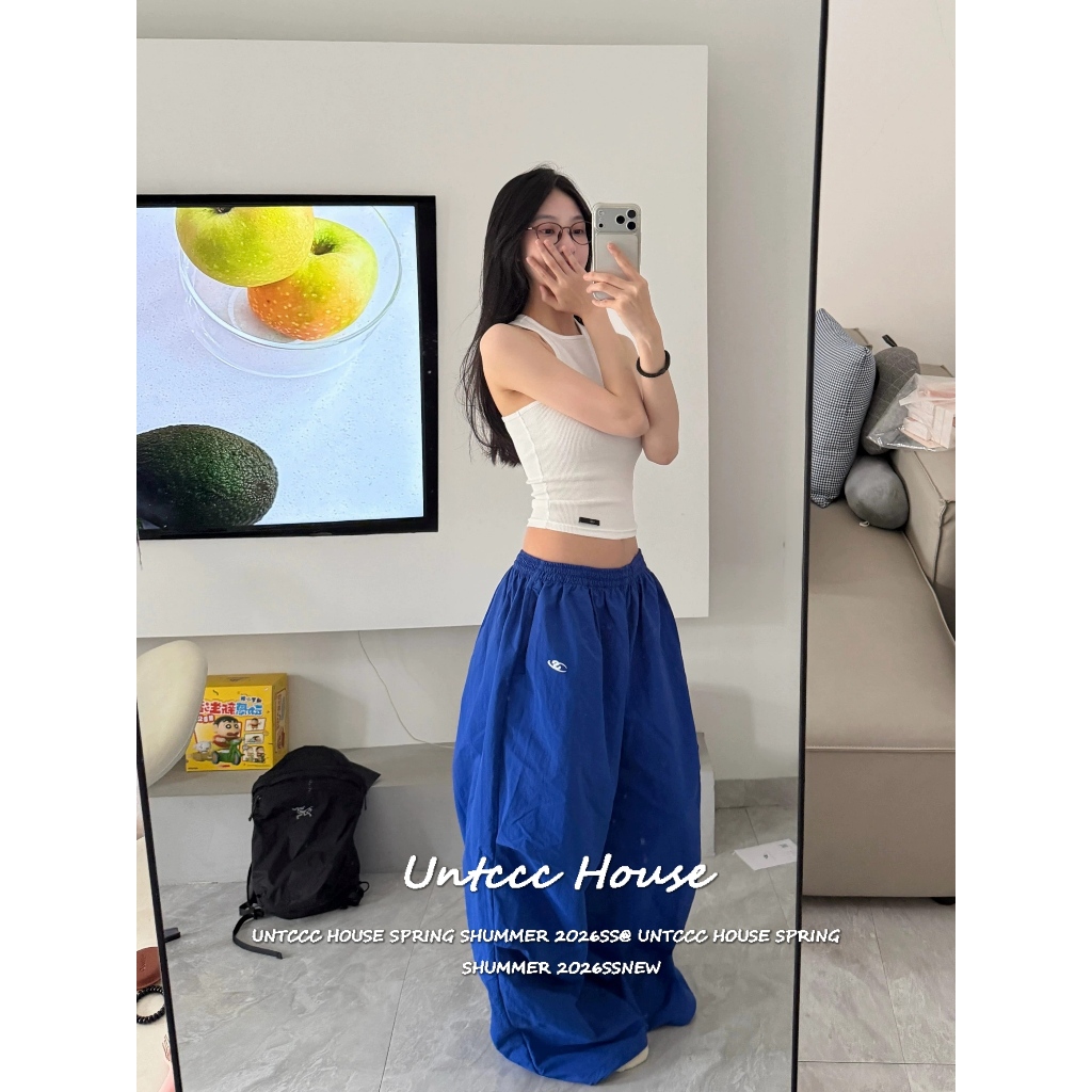 [Daily Loose Fit Quick Dry Pants] กางเกงขายาวทรงหลวมผ้าแห้งเร็วสำหรับสวมใส่ประจำวัน ระบายอากาศดีไม่อึดอัดแม้ในวันร้อน