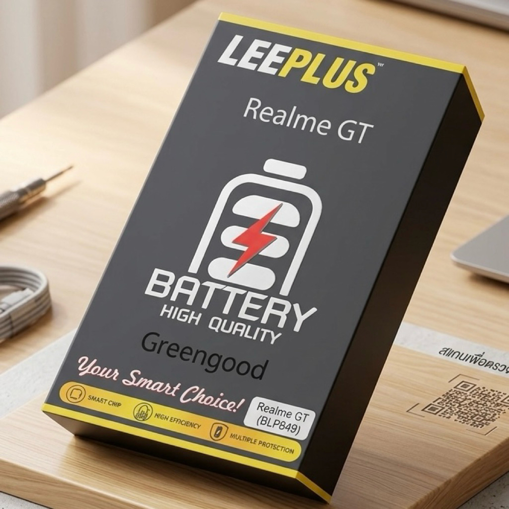 BLP849 แบต Realme GT 5G / GT Neo แบตเตอรี่สำหรับ Realme GT Neo 2T ความจุ 4500 mAh Model BLP849 แบต มอก. รับประกัน 1 ปี
