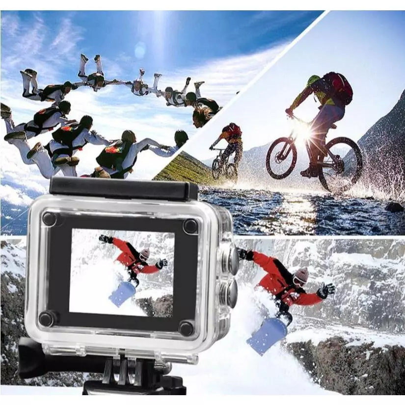 กล้องโกโปร Camera Sport HD Full HD 1080P กล้องโกโปร GoPro กล้องกันน้ำ กล้องติดหมวก กล้องรถแข่ง กล้องถ่ายรูป thumbnail 3