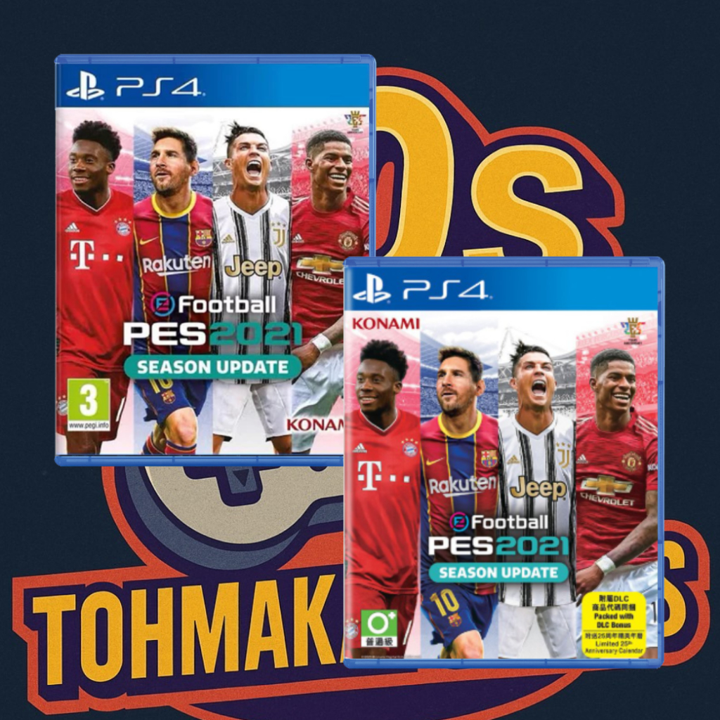 (มือ1/มือ2) แผ่นเกม PS4 : eFootball PES 2021 Season Update