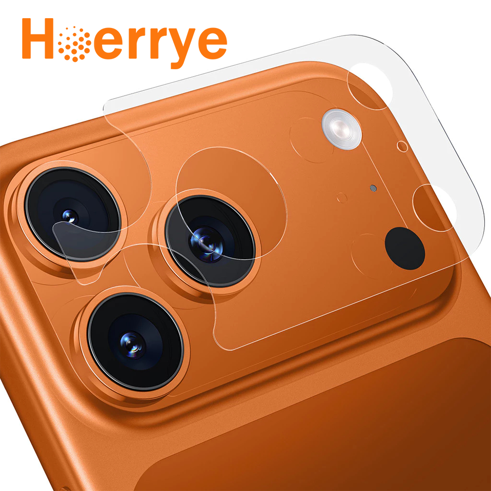 Hoerrye ฟิล์มกล้องไฮโดรเจล for iPhone 17ProMax กันรอย โปร่งใส Hydrogel ฐานกล้อง ฟิล์ม สำหรับ Iphone17 17Pro กันตก