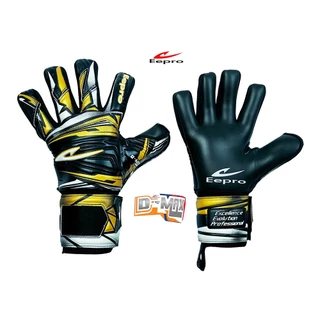 ถุงมือผู้รักษาประตู Eepro รุ่น DMAX รหัส EG10D9D ถุงมือโกล ตัดเย็บ Negative Cut มี Finger Save 5 นิ้ว ถอดไม่ได้