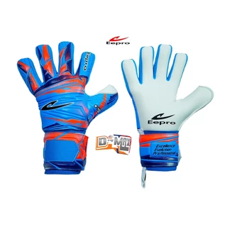 ถุงมือผู้รักษาประตู Eepro รุ่น DMAX รหัส EG10D9D ถุงมือโกล ตัดเย็บ Negative Cut มี Finger Save 5 นิ้ว ถอดไม่ได้