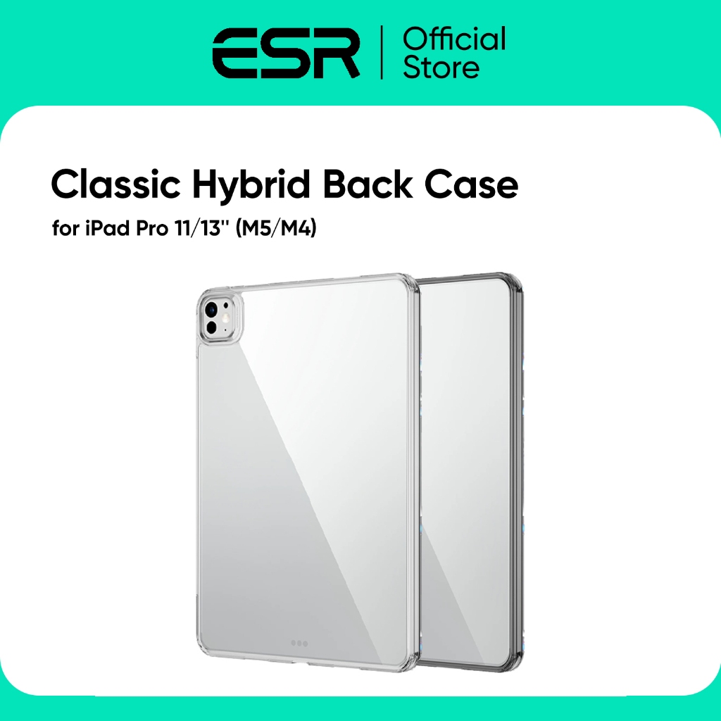 ESR - เคสสำหรับ iPad Pro 11" (5th/2024), iPad Pro 13" (7th/2024) รุ่น Classic Hybrid Back Case