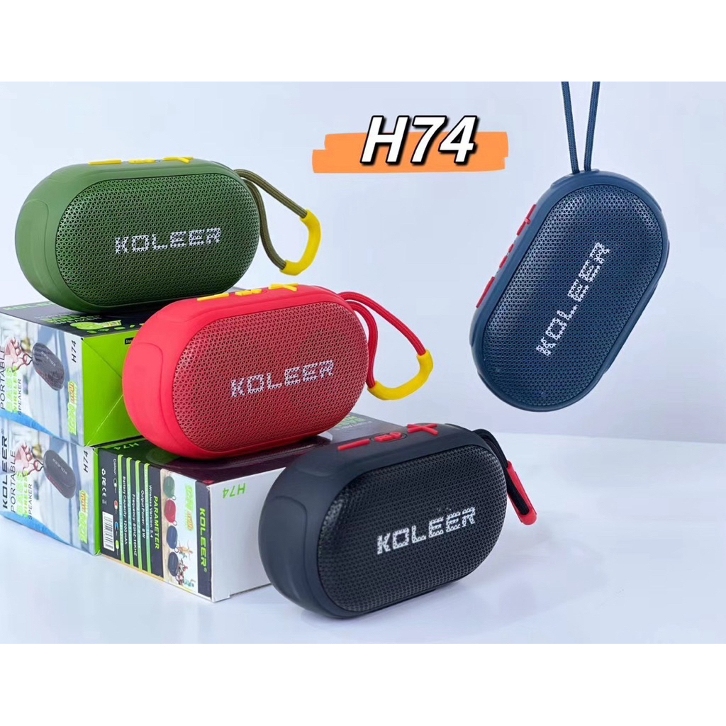 มามาล่าสุด ลำโพงบลูทูธkoleer H74คุณภาพเสียงดีและพกพาสะดวก