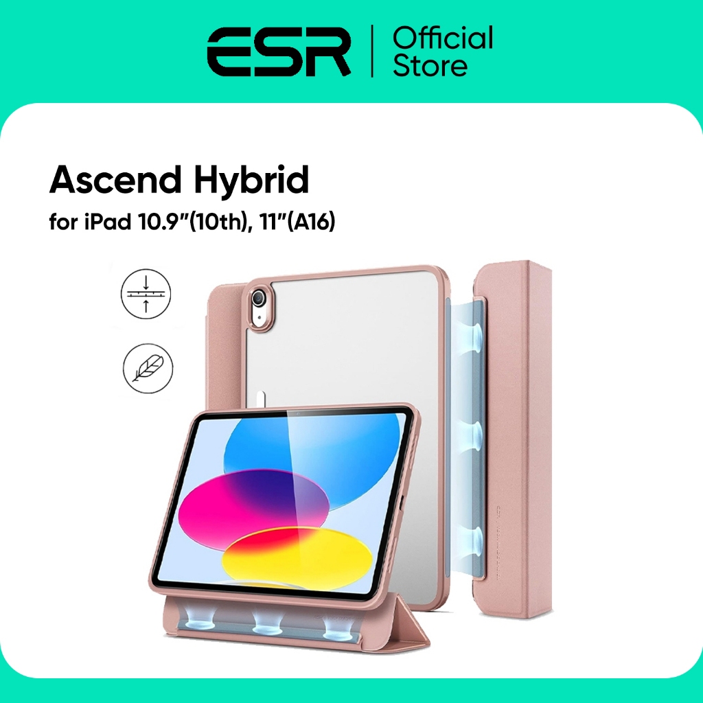 ESR - เคสสำหรับ iPad 11" (A16/2025), iPad 10.9" (10th/2022) รุ่น Ascend Hybrid By Vgadz