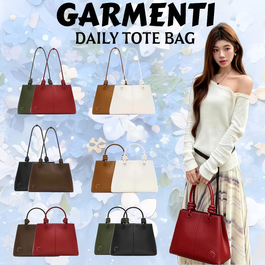 ✅Garmenti Daily Tote Denim กระเป๋ายีนส์คู่ใจ ใส่ของจุเยอะ แมตช์ง่าย ของแท้100% พร้อมส่ง