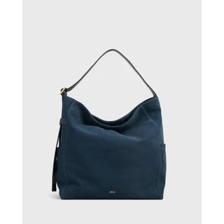 Tocco Toscano Carin Slouchy Hobo Bag กระเป๋าหนังกลับพรีเมียม ปรับสายสะพายไหล่ได้ จุของเยอะ สไตล์มินิมอล Quiet Luxury