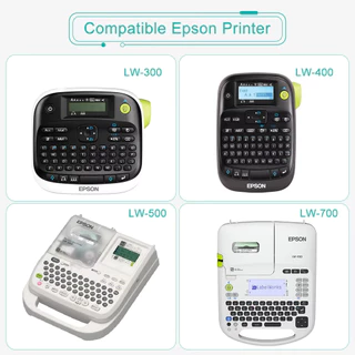 เทปท่อหดความร้อน 5/7 มม. SU5Y SU5S เข้ากันได้กับแท็ก Epson สำหรับ Epson Pinter LW400 LW500 LW600
