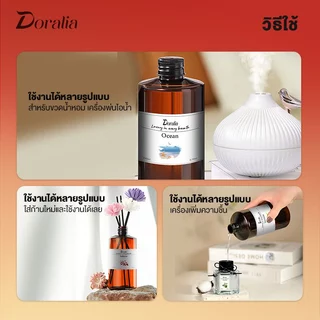Doralia กลิ่นโรงแรมหรู 200ml น้ำมันหอมระเหย หอมติดทนนาน ชุดเซ็ต แต่งบ้าน น้ำหอมปรับอากาศ ของขวัญ เลือกได้หลายกลิ่น