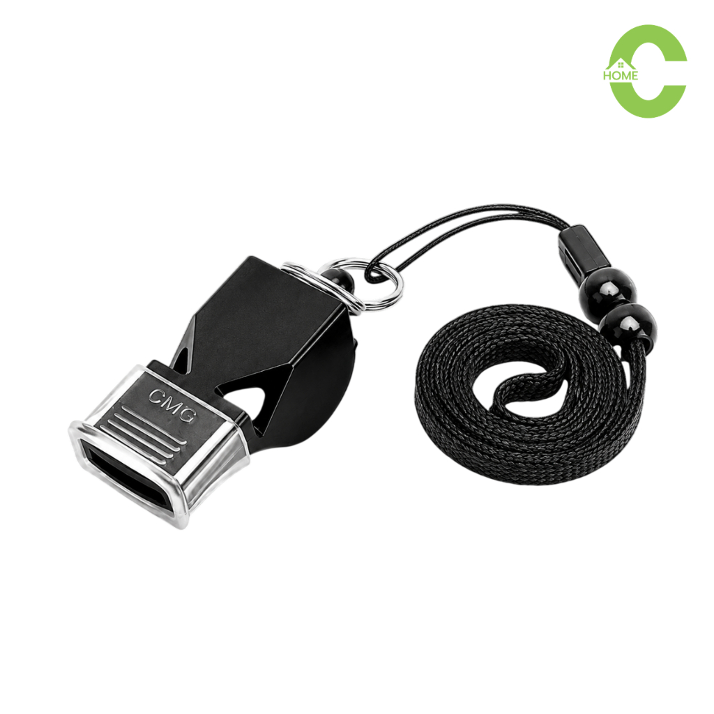 นกหวีดฉุกเฉิน นกหวีดกีฬา Whistle พร้อมสายคล้องคอ สำหรับกรรมการ ซ้อมกีฬา งานจราจร ฉุกเฉิน 115เดซิเบล Simple Kitchen