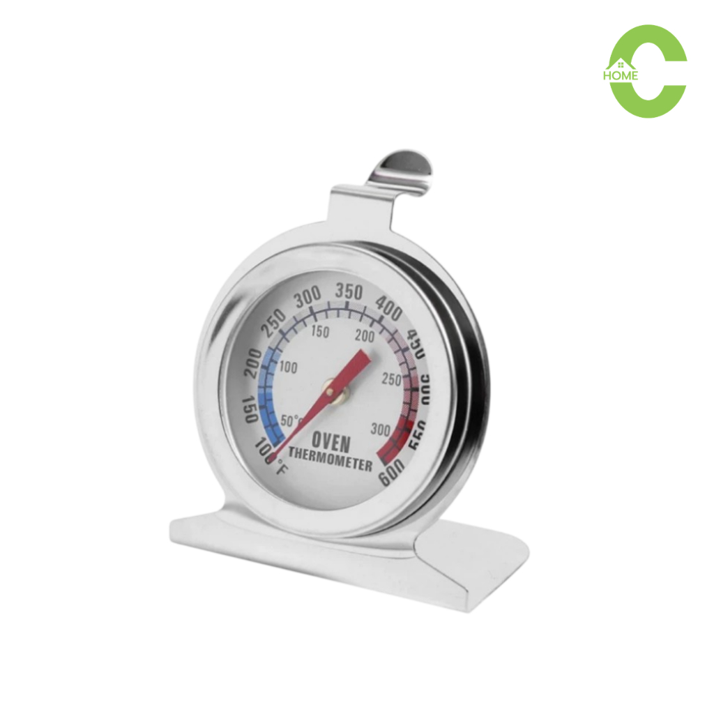 เทอร์โมมิเตอร์เตาอบ ที่วัดอุณภูมิเตาอบ Oven thermometer มี 2 หน่วยวัด ทนความร้อน300องศา Simple Kitchen