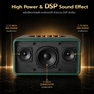 [NEW][แถมไมค์] Bestbeat-Beatles ลำโพงบลูทูธ140W แบต10,800mAh ปรับเบสแหลมได้เบสแน่น รับประกัน1ปี [ของขวัญ]แถมฟรีไมค์1ตัว