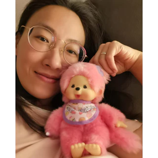 🎀🇯🇵 ของแท้นำเข้าจากญี่ปุ่น Monchhichi Ice Cream Keychain ตุ๊กตาห้อยกระเป๋า ขนนุ่ม สีพาสเทลน่ารัก