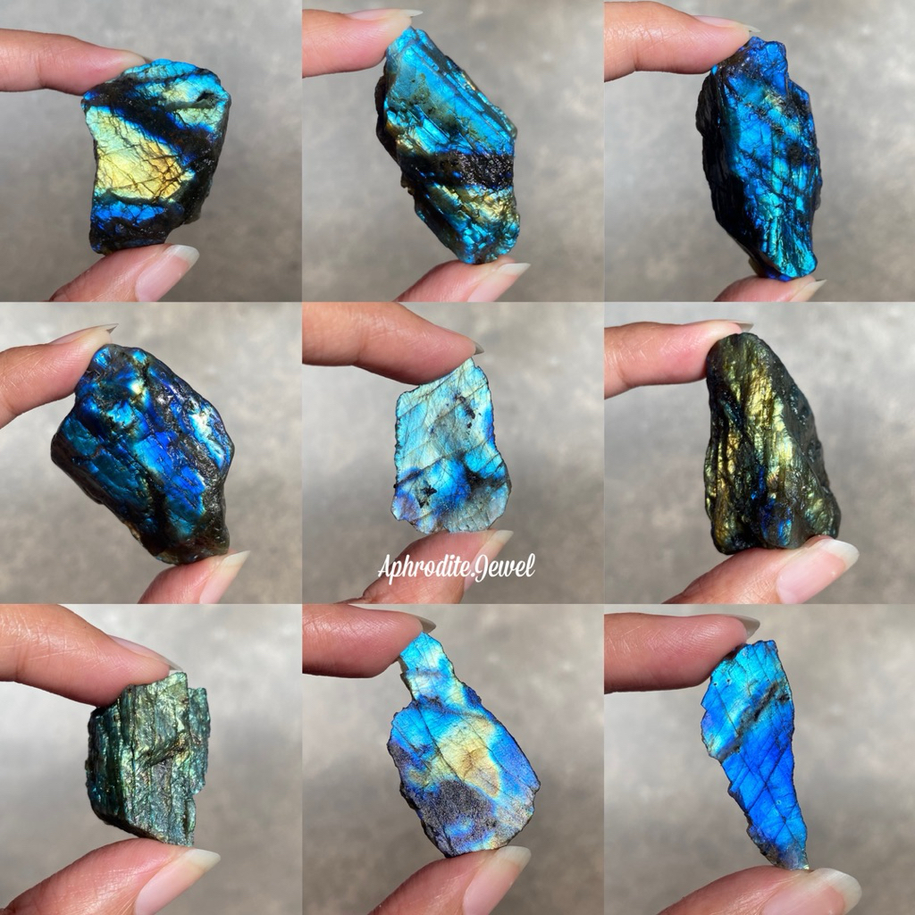 หินดิบลาบราโดไรต์ 💙Labradorite