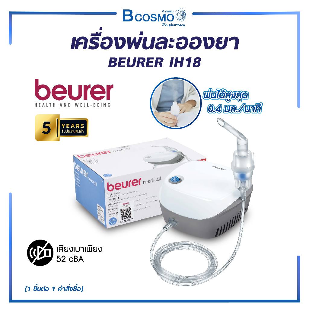 เครื่องพ่นละอองยา BEURER รุ่น IH18 เครื่องพ่นละอองยาไฟฟ้า (รับประกัน 5 ปี)