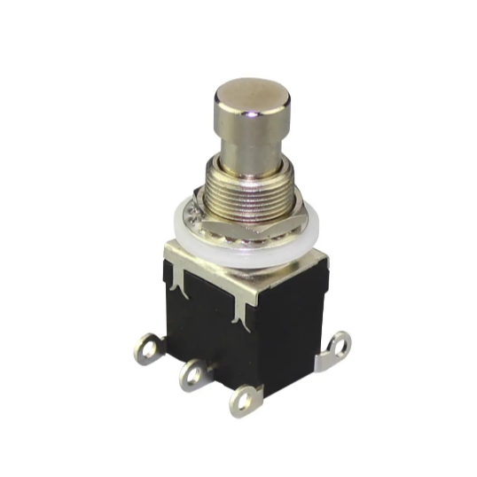Foot Switch DPDT Latching กดติด กดดับ ขาเป็นห่วงสไตล์ RAT สำหรับงาน DIY เอฟเฟกต์หรืออื่นๆ