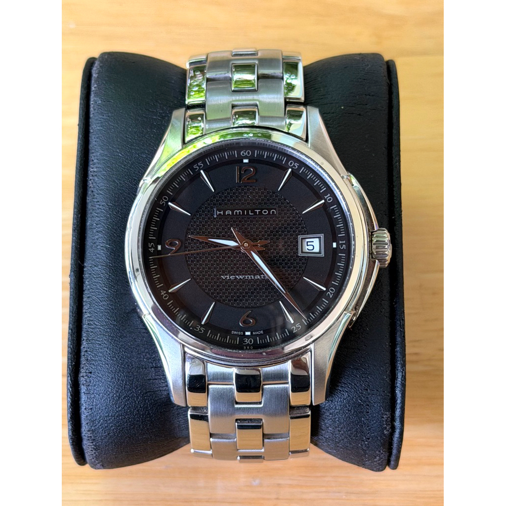 HAMILTON Jazzmaster Viewmatic 40 mm Automatic Men’s Watch Black Dial H32515135
