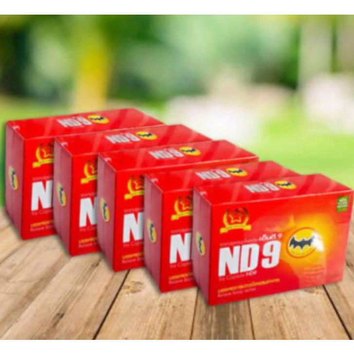 ND9ตราค้างคาวของแท้ 100%ชุด 5 กล่อง