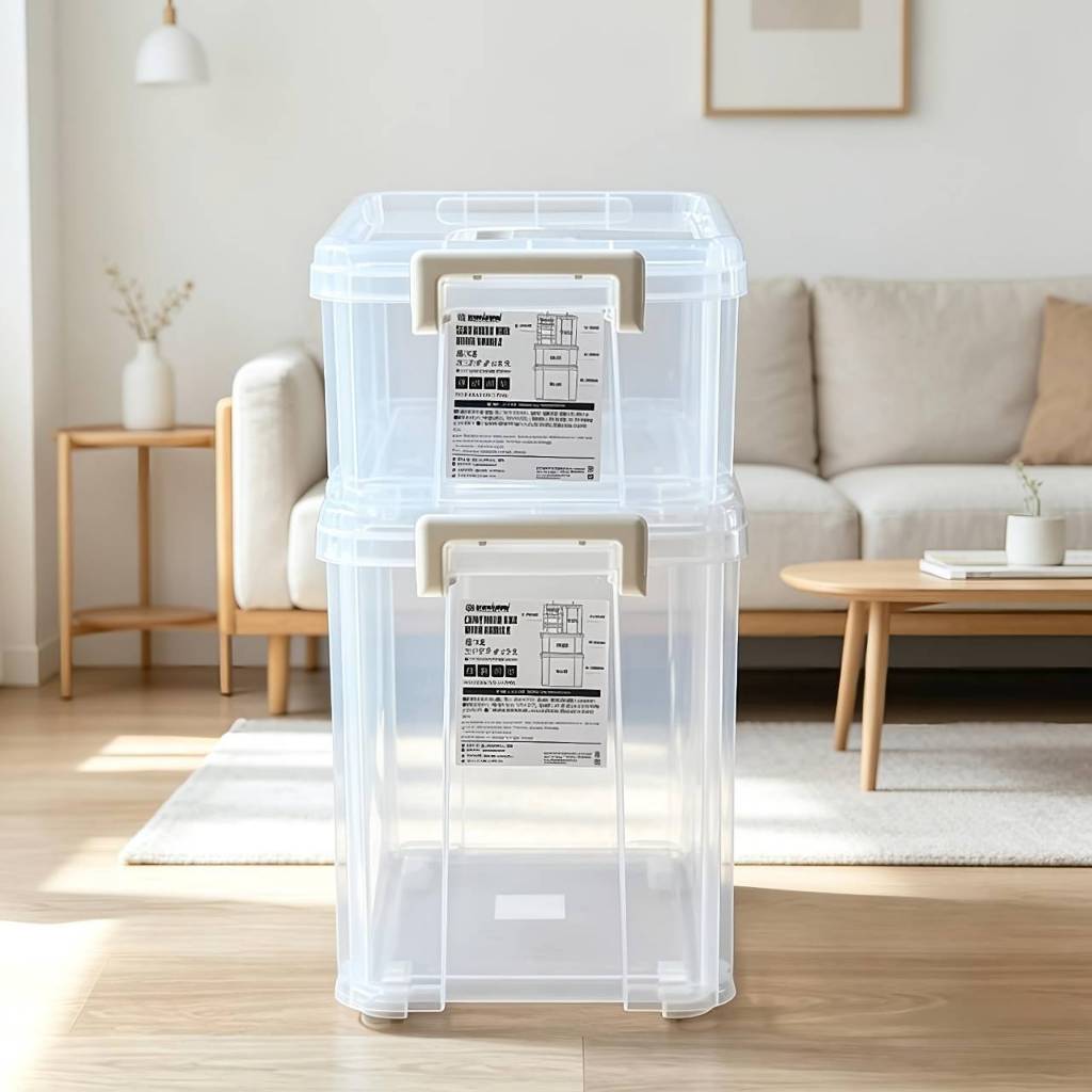 Keyway กล่องเก็บของพลาสติกใส ขนาด 9L  20L รุ่น PK‑257 PK-258