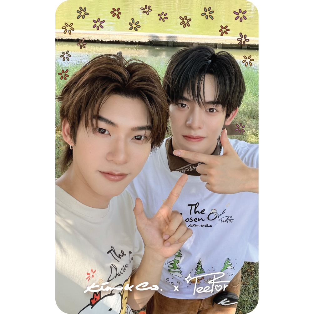 (สินค้าสมนาคุณ งดจำหน่าย) KIM&CO X TEETEEPOR PHOTO CARD THANKYOU GLWOBIE