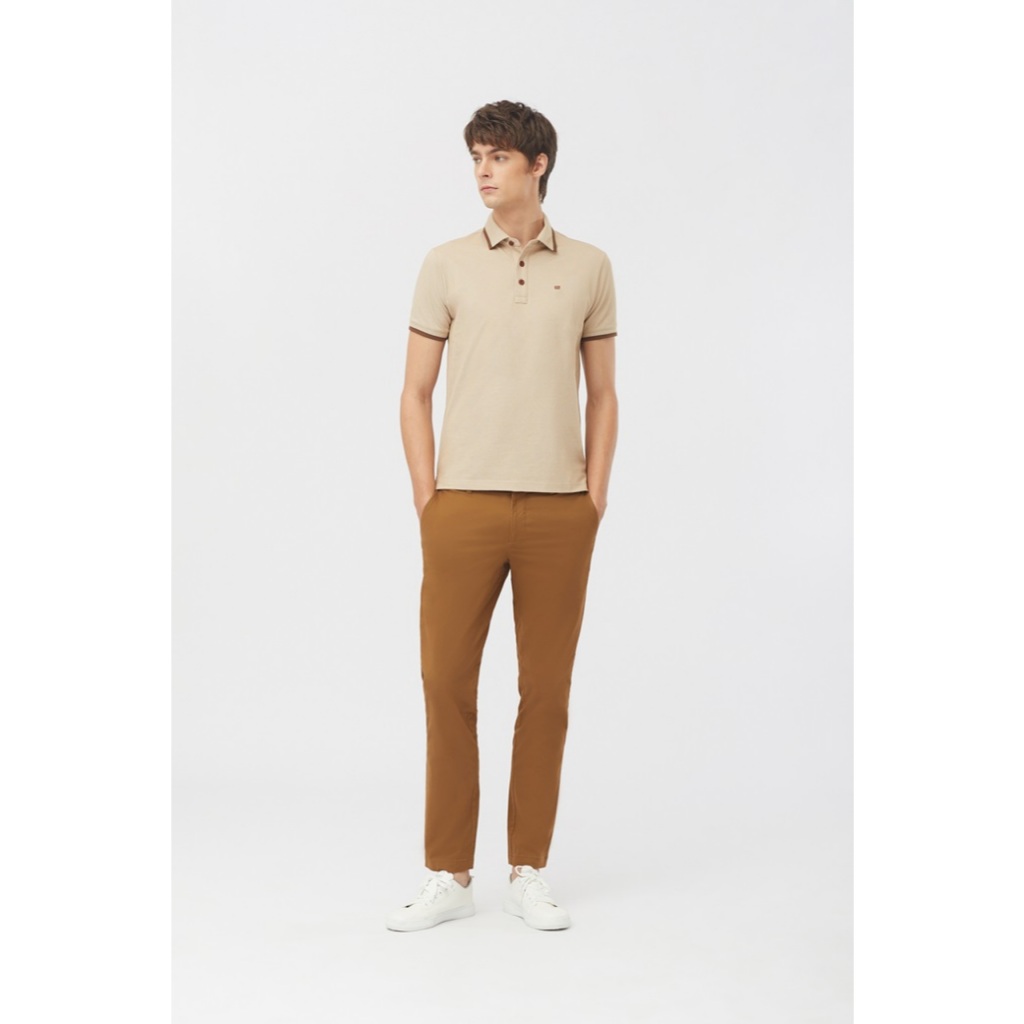 Guy Laroche قميص بولو Extra Fit — بيج — صورة 4