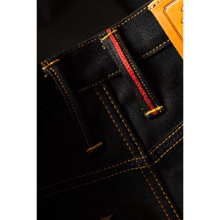 Pinion 21oz หมีทองBY Okayama Denim New หม Indigo X gold 21 oz ) Produced ผลิตออกมาเพียง250 ตัว indigo fade เฟดฟ้า