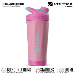 [พร้อมส่ง!] VOLTRX แก้วเชคโปรตีน ปั่นไฟฟ้า Stainless Steel Shaker ขนาด 500ML รุ่น CHILLMIX