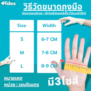 PRO GLOVES [เกรดการแพทย์] ถุงมือยางลาเท๊กซ์ 100ชิ้น/กล่อง สัมผัสอาหาร ไม่มีแป้ง