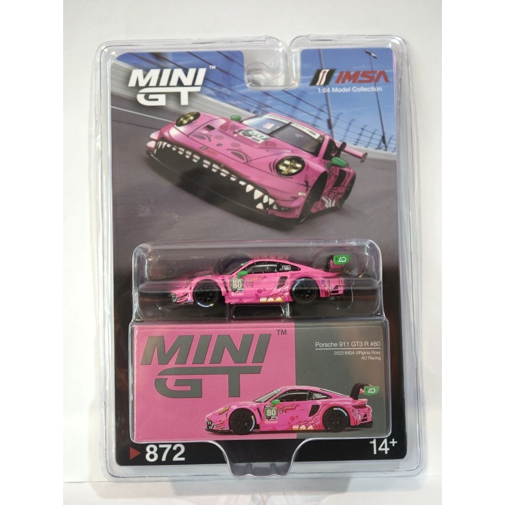 Mini Gt Porsche 911 GT3 R #80 Ao Racing Blister pack no872